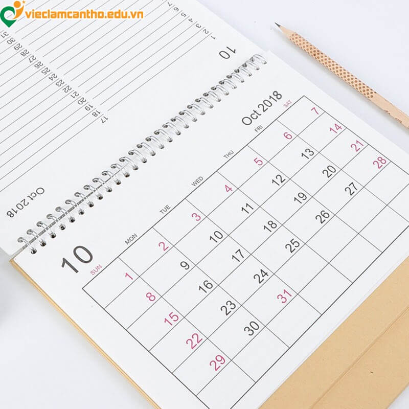 Lập kế hoạch một ngày làm việc