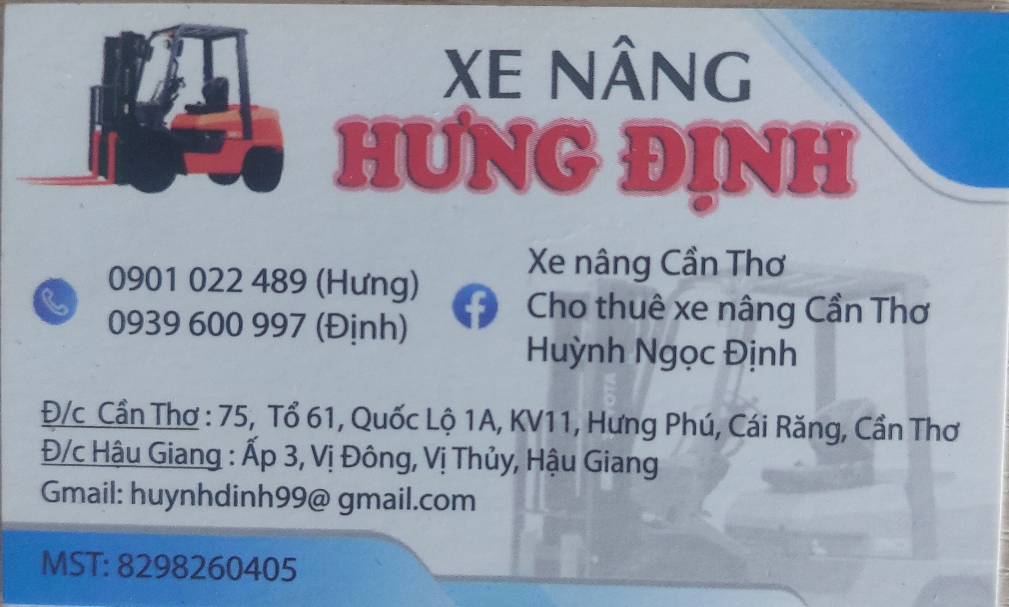 Xe Nâng Hưng Định